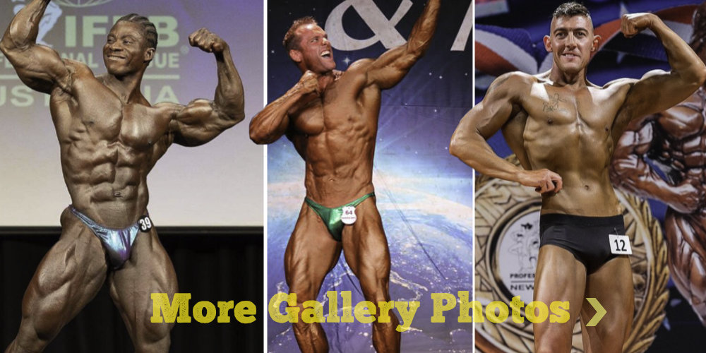 Men Bodybuilding (Shiny) Posing Trunks - NPC WEAR